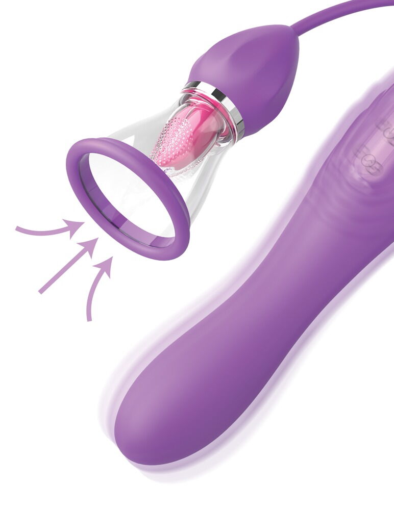 VIBRADORES Vibrador com Estimulador Her Max  Vibrador com Estimulador Her Max 