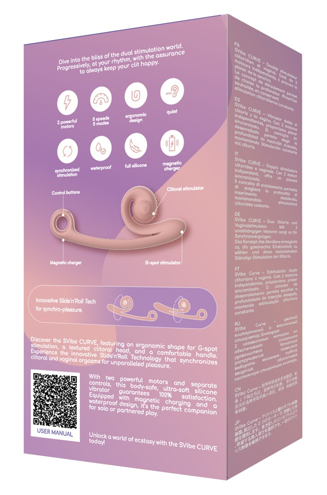 VIBRADORES Massajadores Varinha SVibe - Curve SVibe - Curve