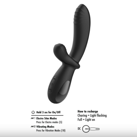 VIBRADORES Vibrador E-Stim G-Spot Vibrador E-Stim G-Spot