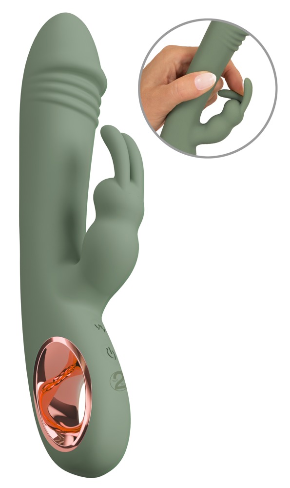 VIBRADORES Rabbits Slim Rabbit Olive