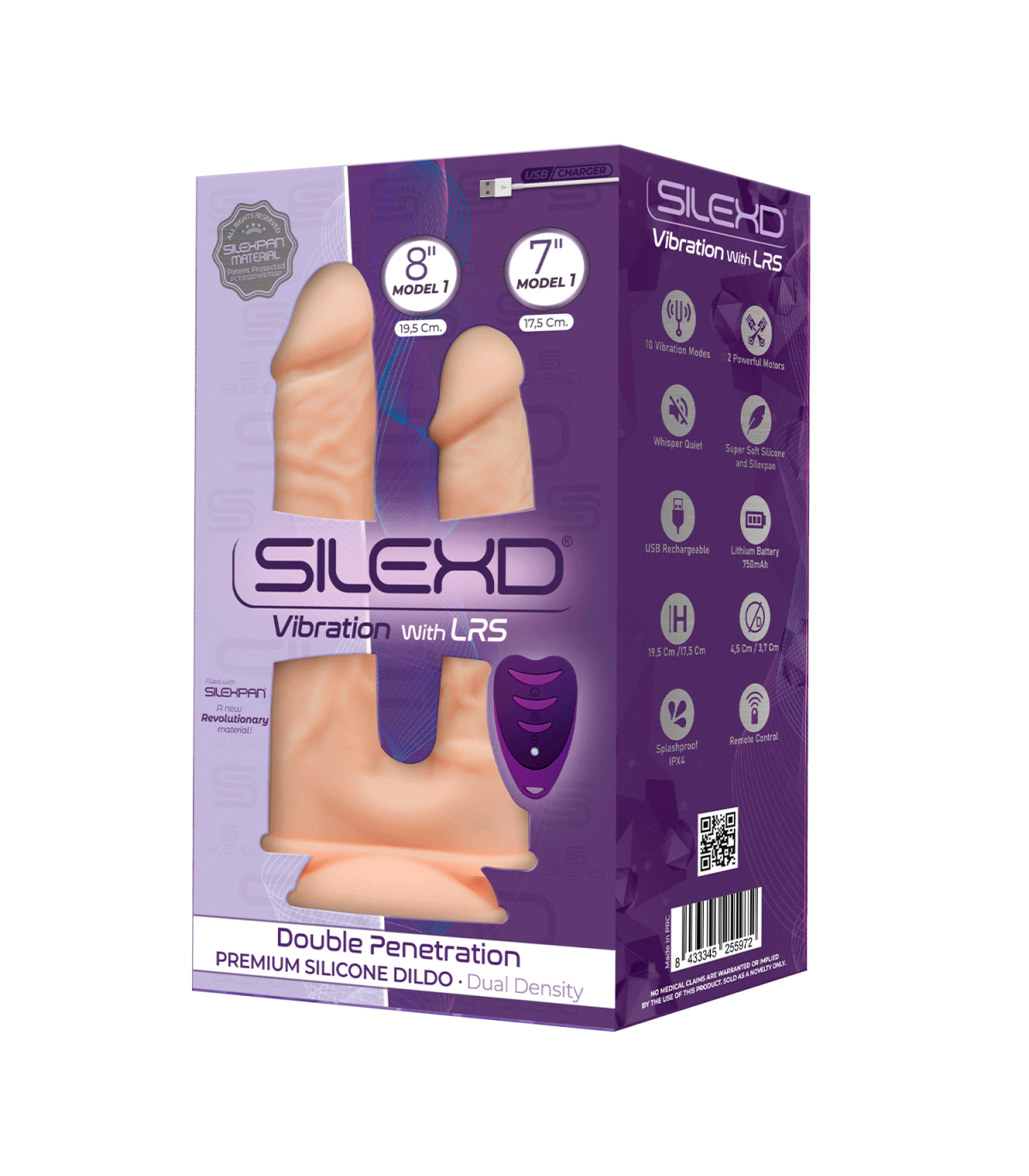 5972sil Vibrador Duplo Silexd 7 - 8 Vibrador Duplo Silexd 7 - 8