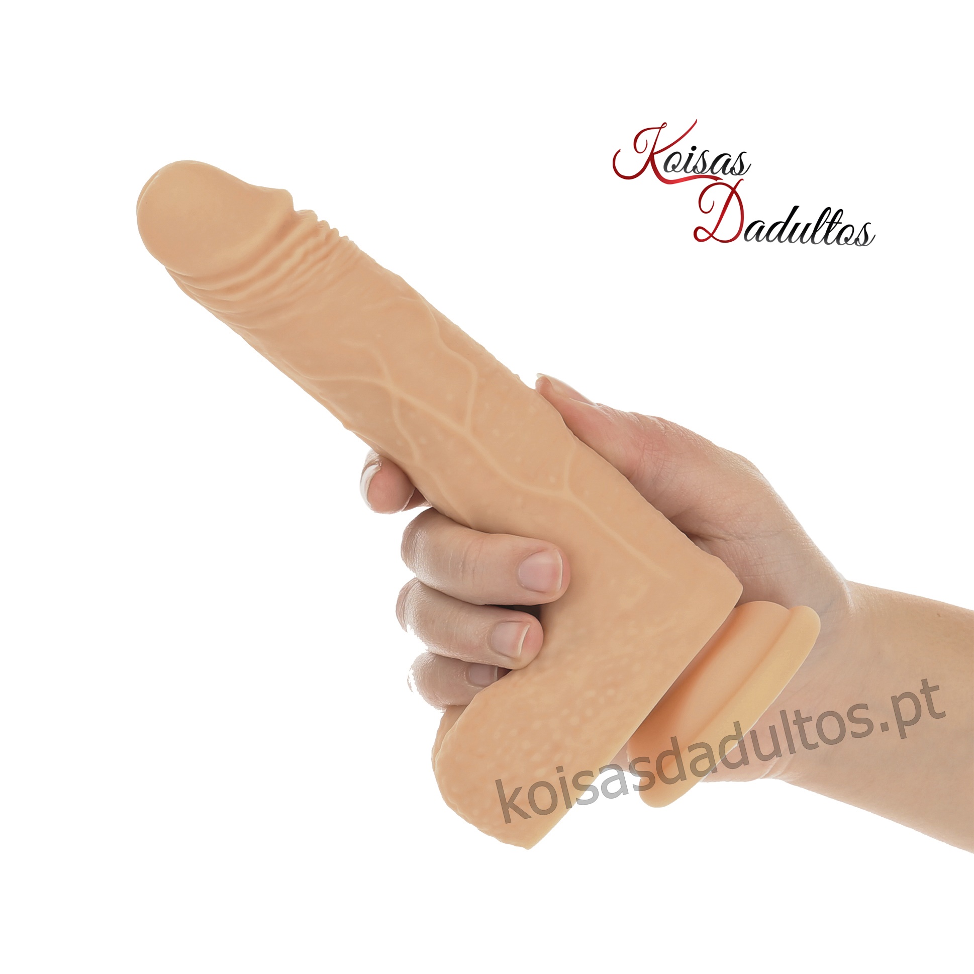 SEXTOY MULHER Vibrador com Rotação e Sobe e Desce 19 cm Vibrador com Rotação e Sobe e Desce 19 cm