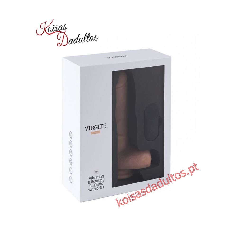 501140 Vibrador Realístico com Rotação R9 Vibrador Realístico com Rotação R9