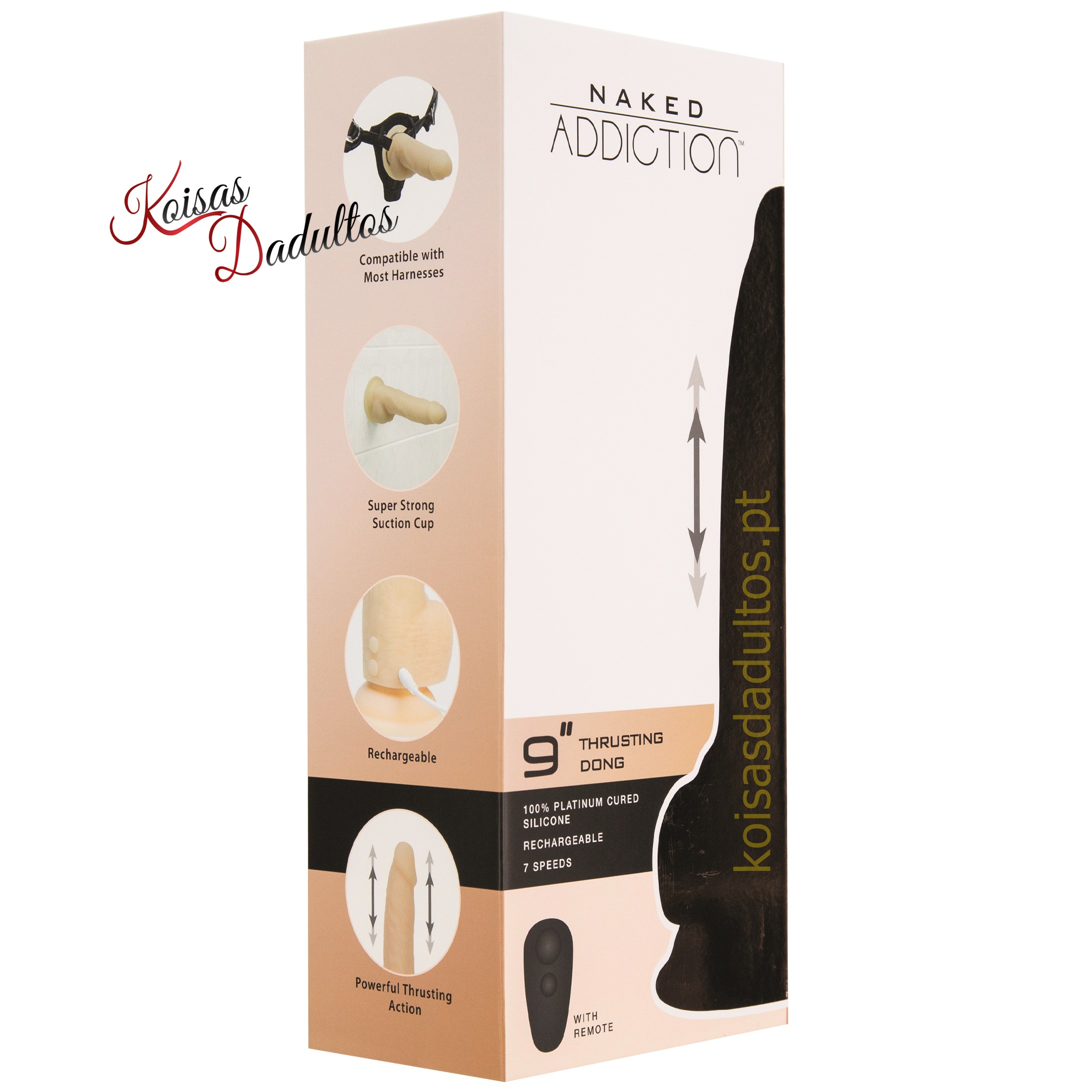 e31783 Vibrador Sobe e Desce 23 cm Vibrador Sobe e Desce 23 cm