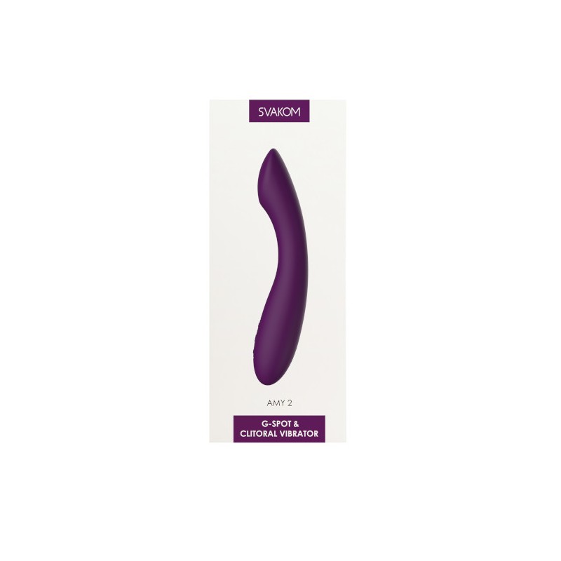 VIBRADORES Silicone Svakom - Vibrador de Ponto G e Clitoriano Amy 2 Svakom - Vibrador de Ponto G e Clitoriano Amy 2